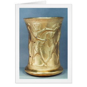 Vase decorated with mythological creatures, Persia
