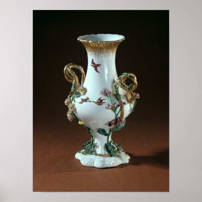 Vase Duplessis' with gold decoration (Front)