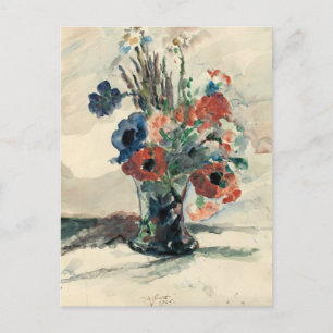 Vase mit Blumen Lovis Corinth Postcard