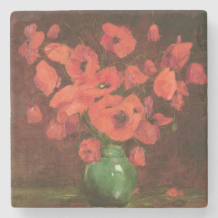 Vase of Flowers 2 Stone Coaster