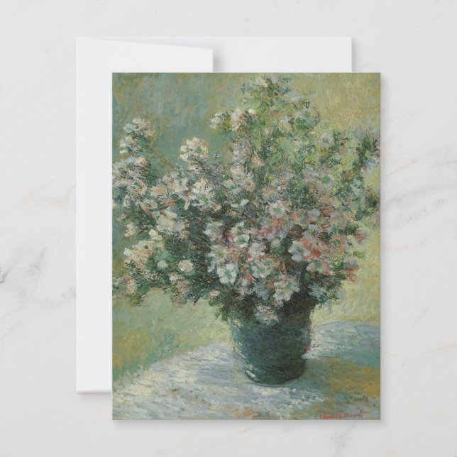 Vase of Flowers by Claude Monet (Front)