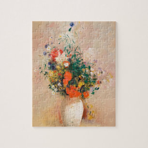 Vase of Flowers by Redon Post-Impressionist Jigsaw Puzzle
