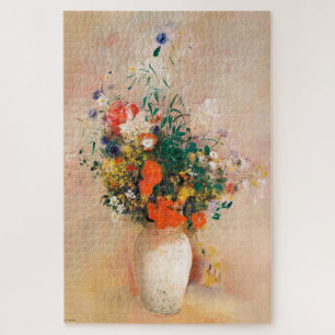 Vase of Flowers by Redon Post-Impressionist Jigsaw Puzzle