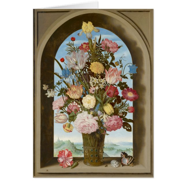 Vase of Flowers in a Window, c.1618 (Front)