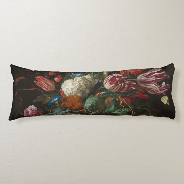 Vase of Flowers - Jan Davidsz. de Heem Body Cushion (Front)