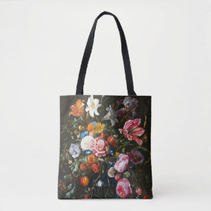 Vase of Flowers Jan Davidsz de Heem Tote Bag