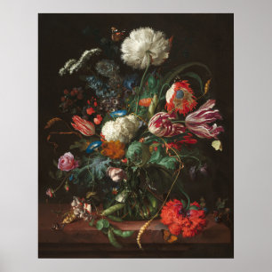 Vase of Flowers - Jan de Heem Fine Art Poster