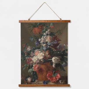 Vase of Flowers - Jan van Huysum Hanging Tapestry