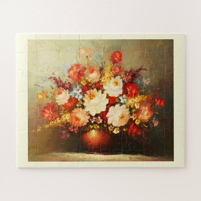 Vase of flowers jigsaw puzzle (Horizontal)