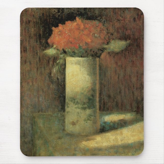 Vase of Flowers Mouse Pad (Front)