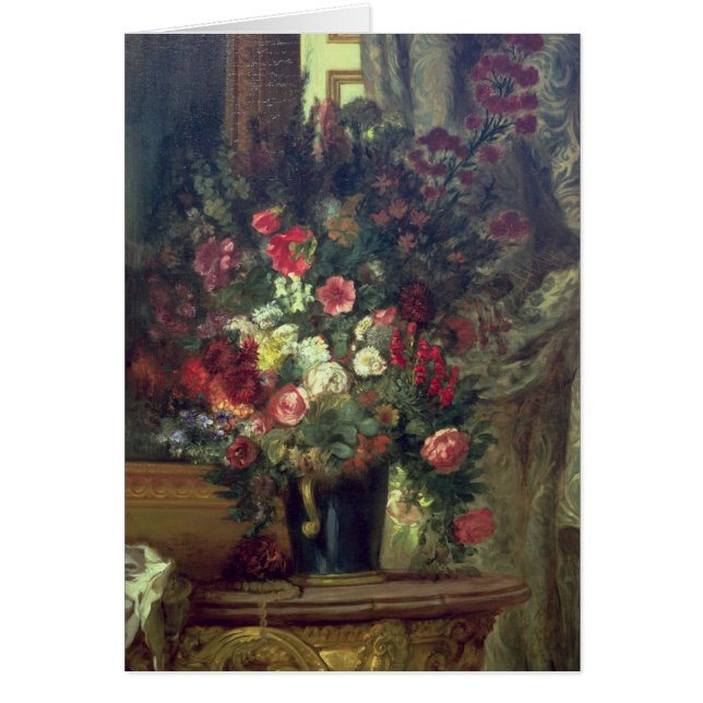 Vase of Flowers on a Console, 1848-49 (Front)