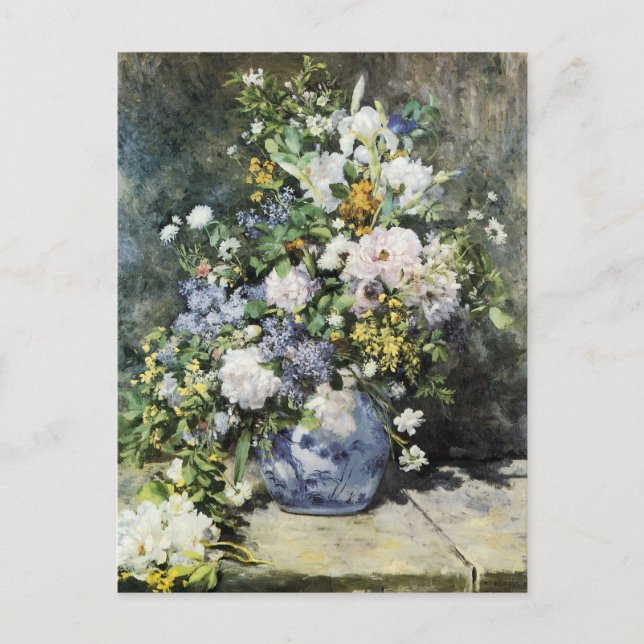 Vase of Flowers Postcard (Front)