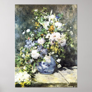Vase of flowers poster