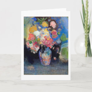 Vase of Flowers, Redon Card