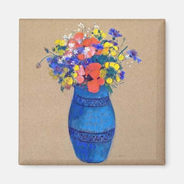Vase of Flowers, Redon Magnet (Front)