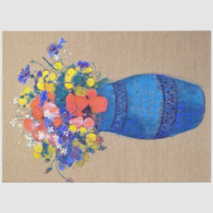 Vase of Flowers, Redon Tissue Paper