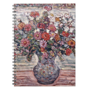 Vase of Flowers, Zinnias by Maurice Prendergast Notebook