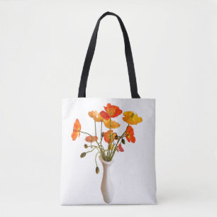 Vase of Poppies Tote Bag