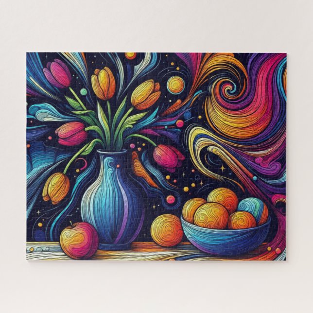 Vase of Tulips Jigsaw Puzzle (Horizontal)