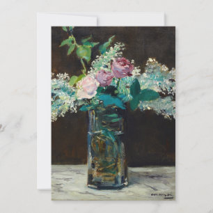 Vase of White Lilacs and Roses Édouard Manet
