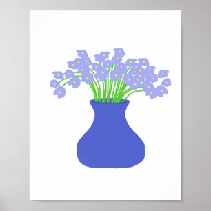 vase painting art poster
