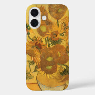 Vase with 15 Sunflowers by Vincent van Gogh iPhone 16 Case
