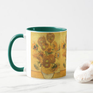 Vase with 15 Sunflowers by Vincent van Gogh Mug