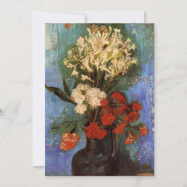 Vase with Carnations by Vincent van Gogh (Front)