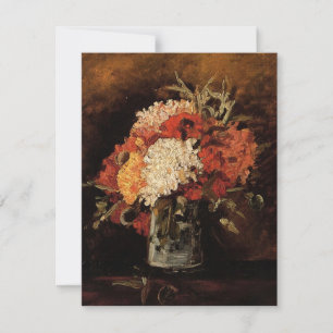 Vase with Carnations by Vincent van Gogh