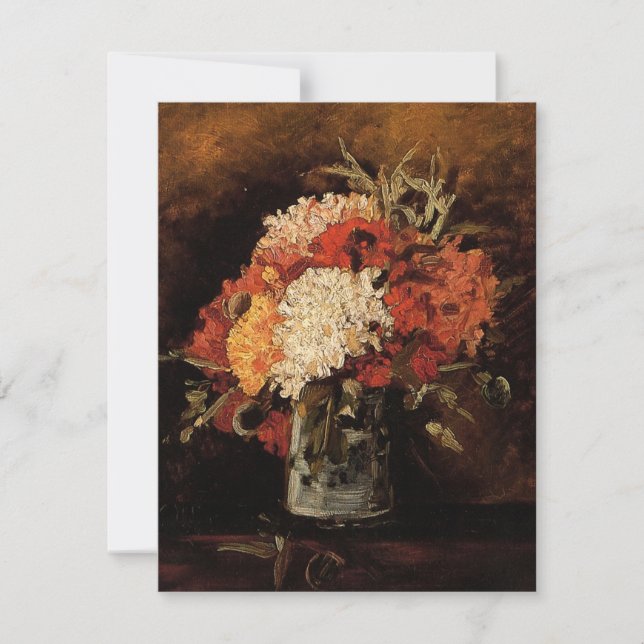 Vase with Carnations by Vincent van Gogh (Front)