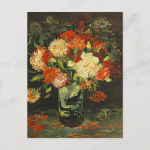 Vase with Carnations Vincent van Gogh Postcard