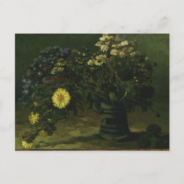 Vase with Daisies by Vincent Van Gogh Postcard (Front)