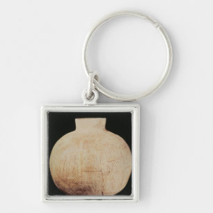 Vase with decorative carving, from Tell-Hassuna Key Ring