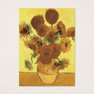 vase with fifteen sunflowers, van Gogh