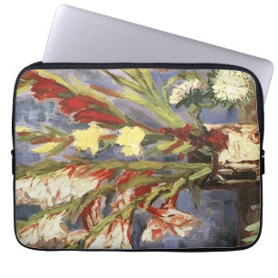 Vase with Gladioli 1886, Vincent van Gogh Laptop Sleeve
