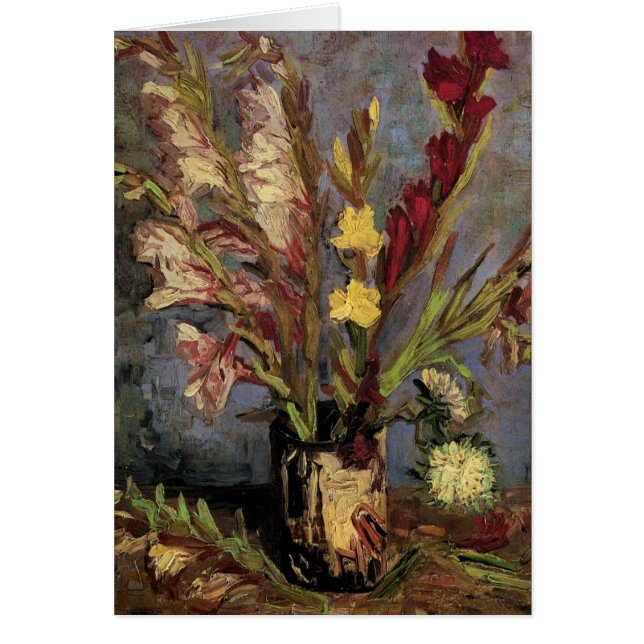 Vase with Gladioli by Vincent van Gogh (Front)