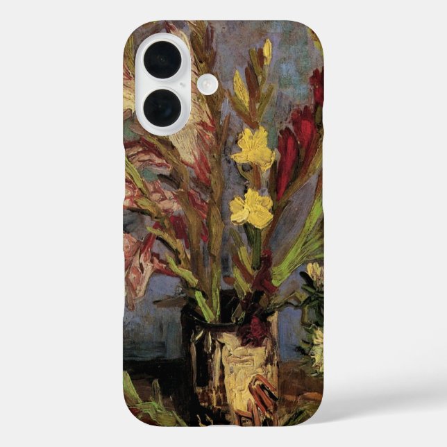 Vase with Gladioli by Vincent van Gogh Case-Mate iPhone Case (Back)
