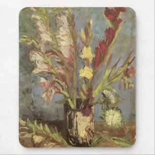 Vase with Gladioli by Vincent van Gogh Mouse Pad