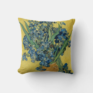 Vase with Irises by Van Gogh Cushion