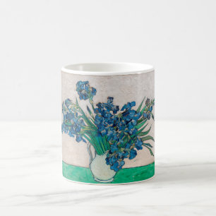 Vase with Irises, Van Gogh Coffee Mug