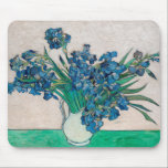 Vase with Irises, Van Gogh Mouse Pad<br><div class="desc">Vincent Willem van Gogh (30 March 1853 – 29 July 1890) was a Dutch post-impressionist painter who is among the most famous and influential figures in the history of Western art. In just over a decade, he created about 2, 100 artworks, including around 860 oil paintings, most of which date...</div>