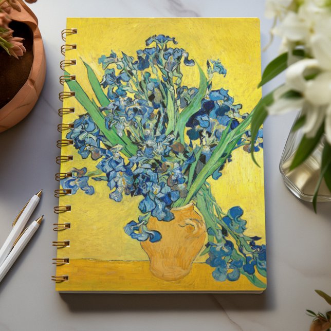 Vase with Irises , Vincent Van Gogh Notebook (Creator Uploaded)