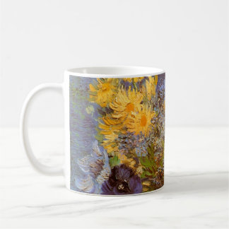 Vase with Lilacs and Daisies by Vincent van Gogh Coffee Mug