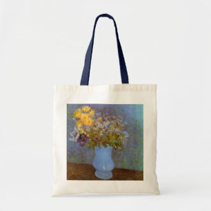 Vase with Lilacs and Daisies by Vincent van Gogh Tote Bag