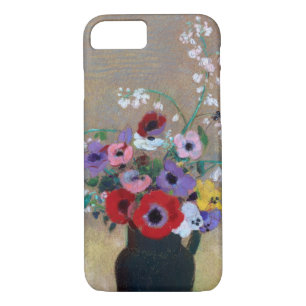 Vase with Mixed Flowers, Redon iPhone 8/7 Case