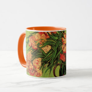 Vase with Oleanders and Books by Vincent van Gogh Mug