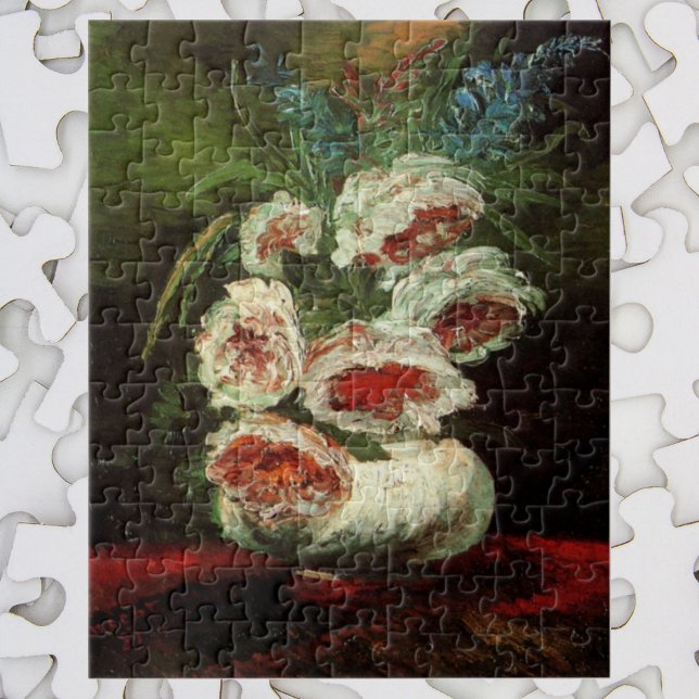 Vase with Peonies by Vincent van Gogh Jigsaw Puzzle (Creator Uploaded)