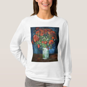 Vase with Poppies 1886 by Vincent van Gogh T-Shirt