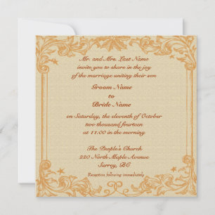Vase with Red and White Carnations, Van Gogh Invitation
