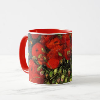 Vase with Red Poppies by Vincent van Gogh Mug